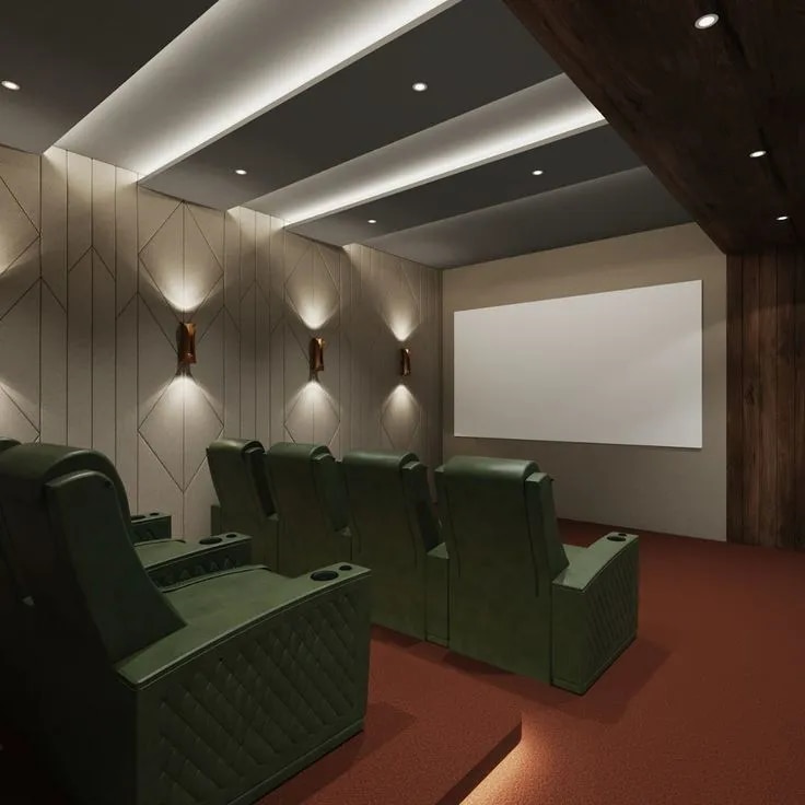 High-End Home Theatre Design with Acoustic Comfort image 1
