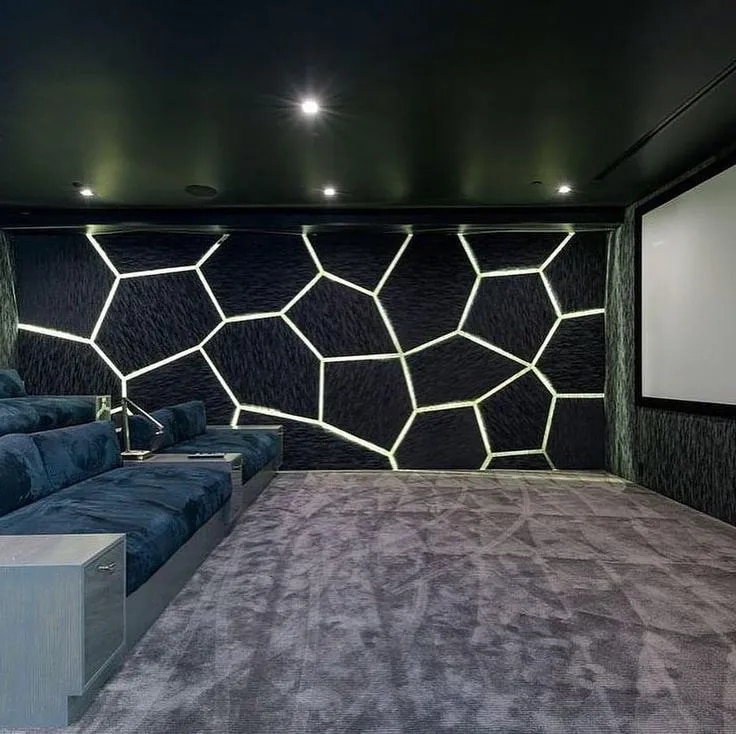 Acoustic Home Theatre Installation for Modern Interiors image 1