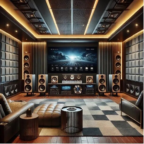 Acoustic Sound System Integration for Home Theatres image 1