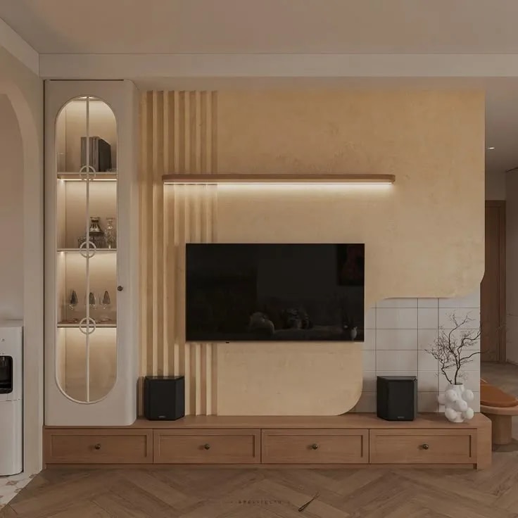 Premium Modern TV Unit Designs for Luxury Interiors image 1