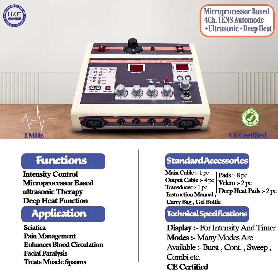 Automode Tens With Ultrasonic & Deep Heat Therapy image 1