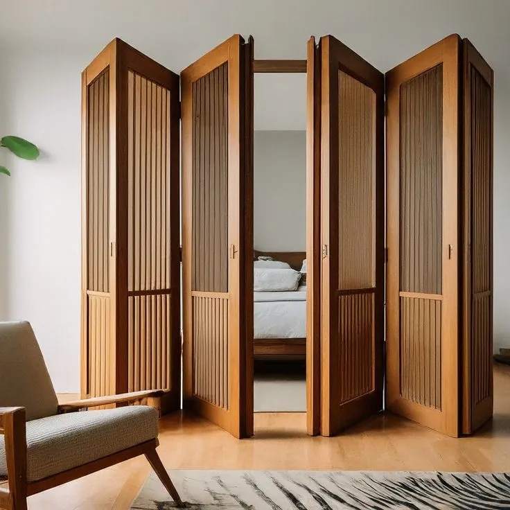 Acoustic Folding Partition Walls for Stylish Spaces image 1