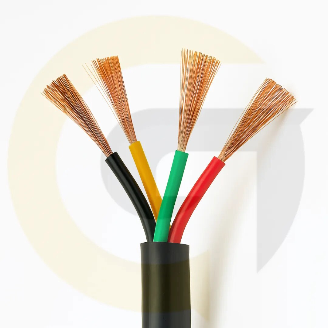 4 Core 4 Sq Mm Round Copper Cables – Heavy Duty Electrical Wire | ₹6655 | Goyal Industrial Hub Delhi image 1