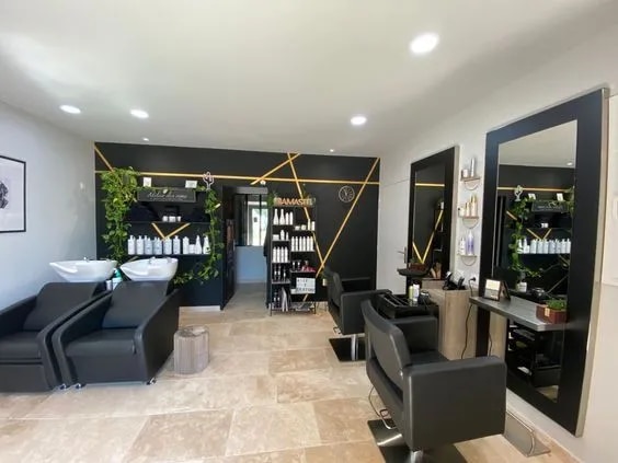 Minimalist Saloon Interior Design for a Clean Aesthetic image 1