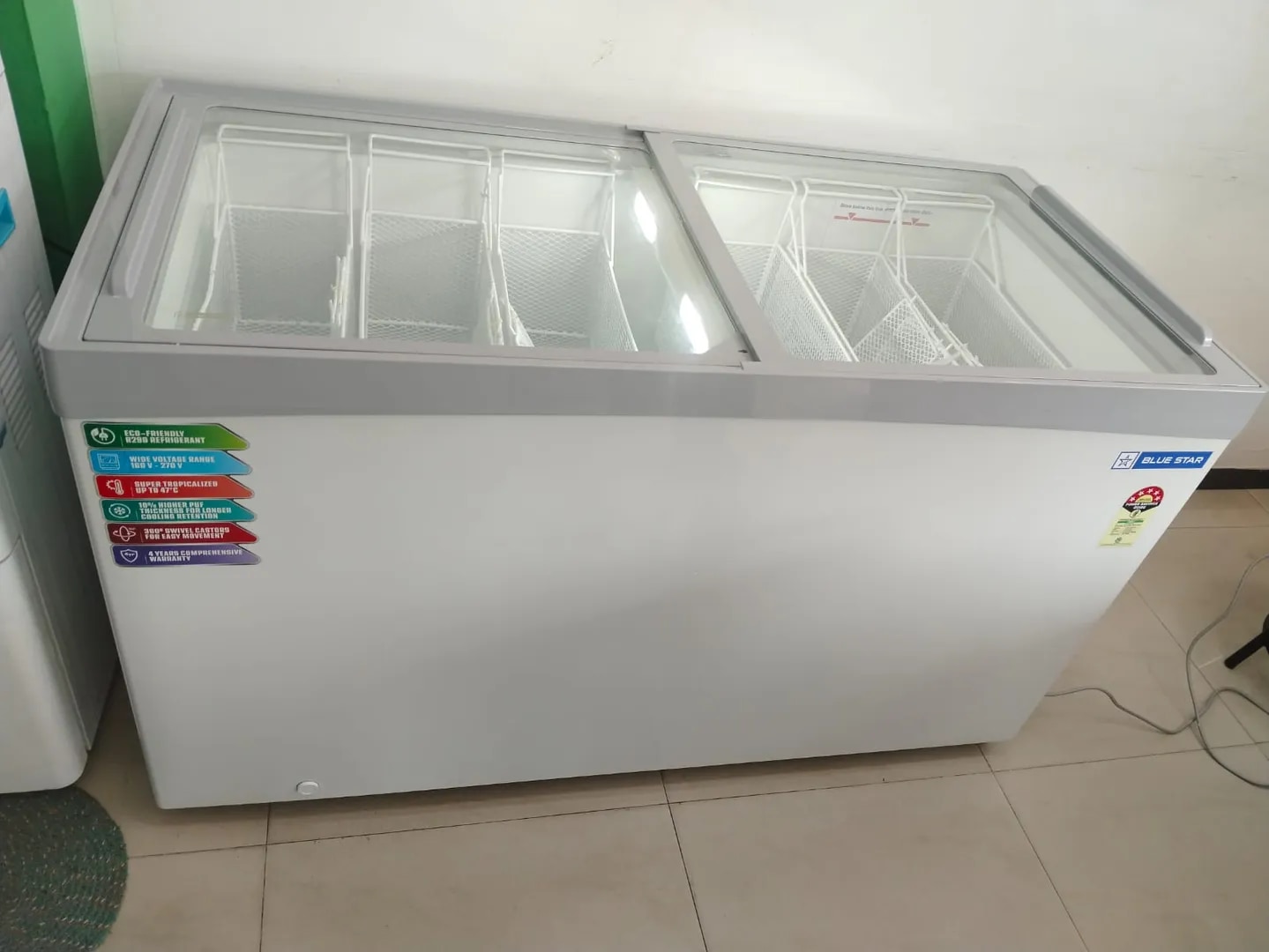 Blue Star Glass Top Freezer GT5-410N image 1