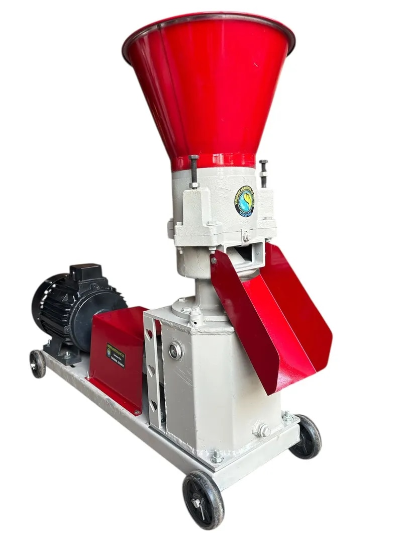 5HP 2 ROLLER Cattle Feed Pallet Mill image 1