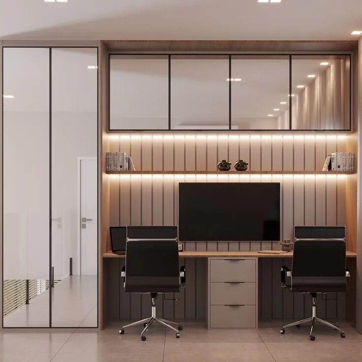 Customized Study Room Interiors for Modern Homes image 1