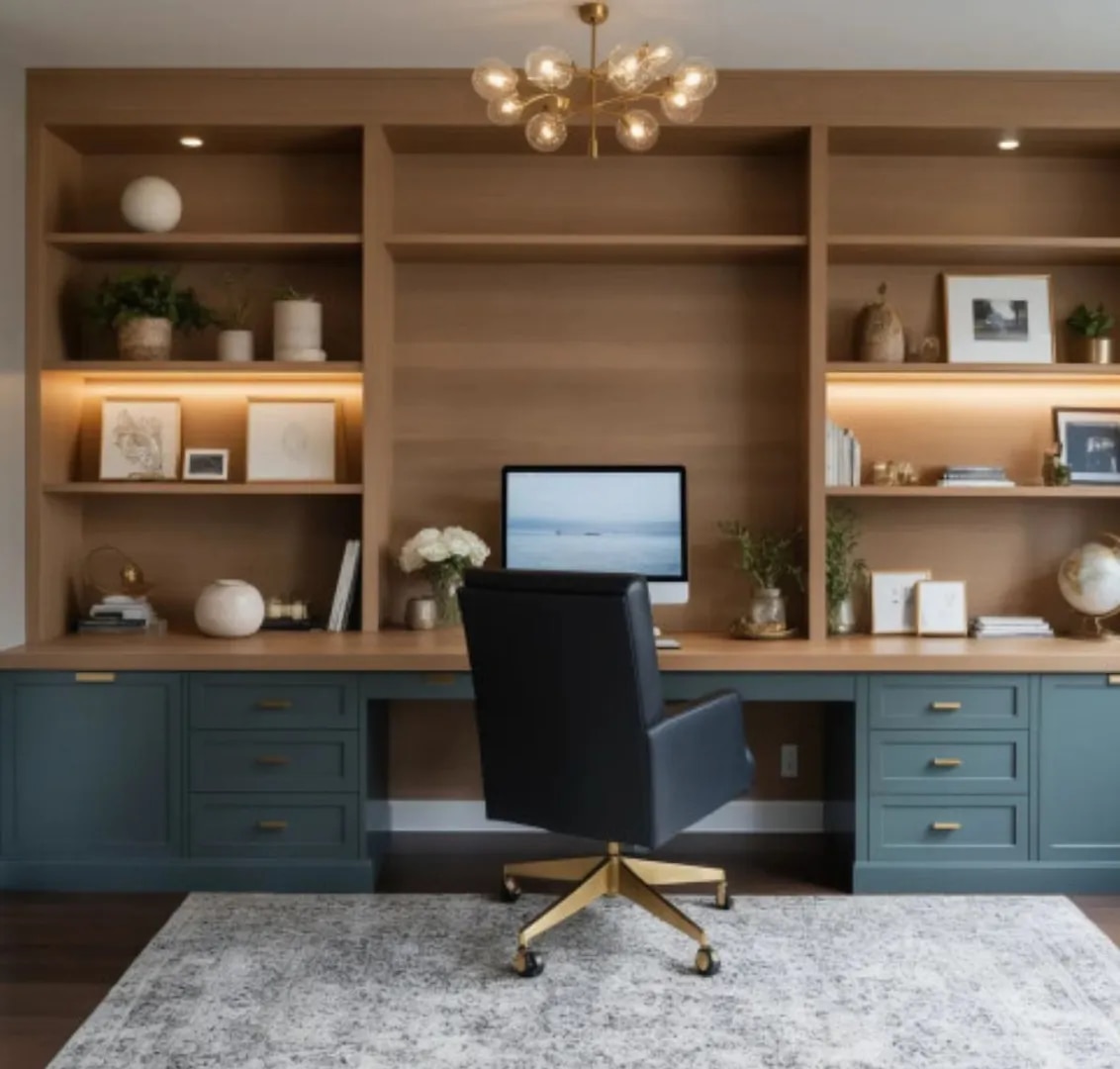 Innovative Study Room Interiors with Ergonomic Furniture image 1
