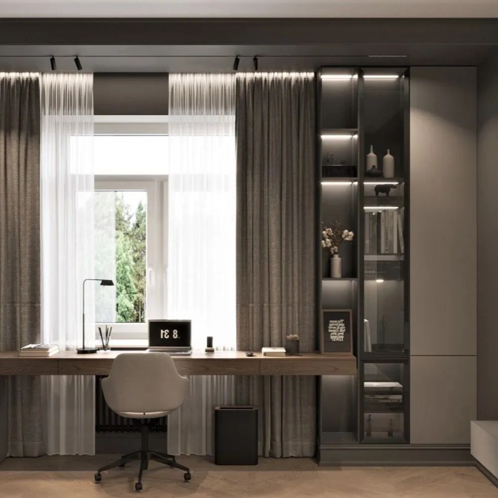 Luxury Study Area Interior Designs for Modern Homes image 1