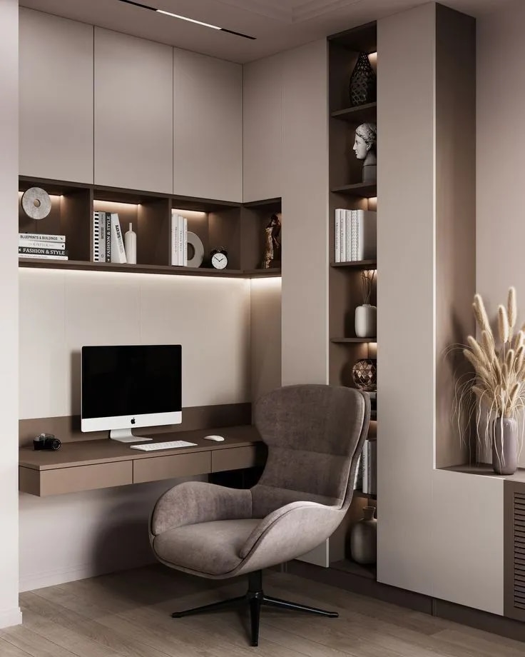 Functional Study Room Design Ideas with Space Utilization image 1