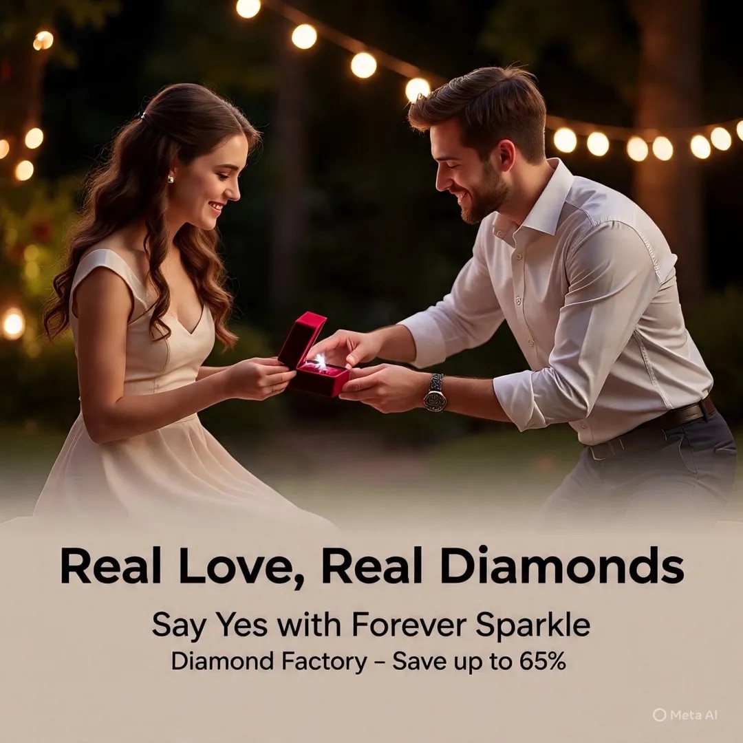 Daily Wear Light Weight Diamond Ring Delhi image 1