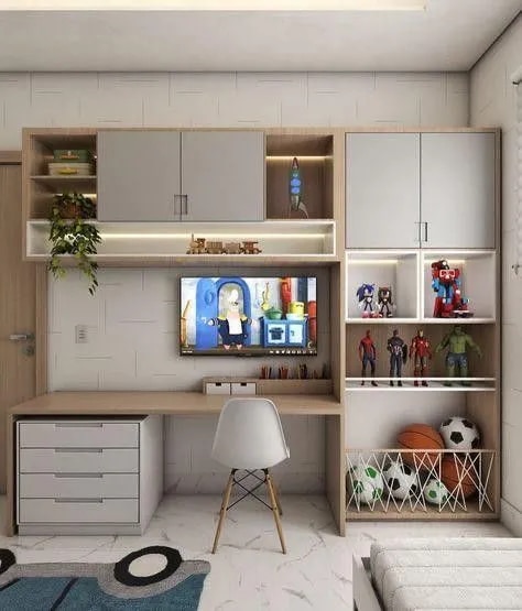 Functional Study Area Interior Design for Kids’ Growth image 1