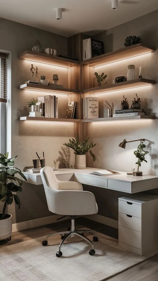 Smart Study Area Interior Ideas for a Clutter-Free Look image 1