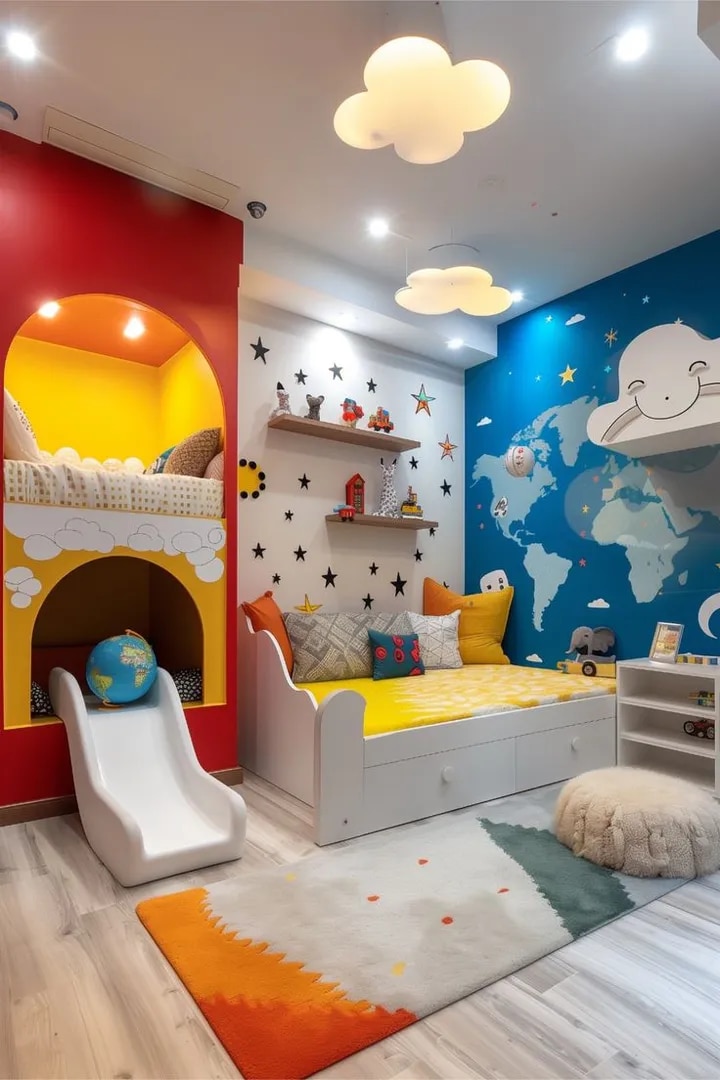 Innovative Kids Bedroom Interiors for Playful Spaces image 1