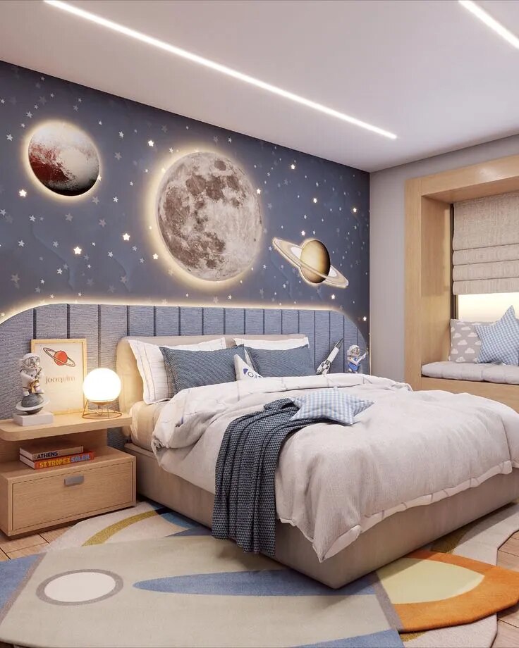 Minimalist Kids Bedroom Interiors with Elegant Finishes image 1
