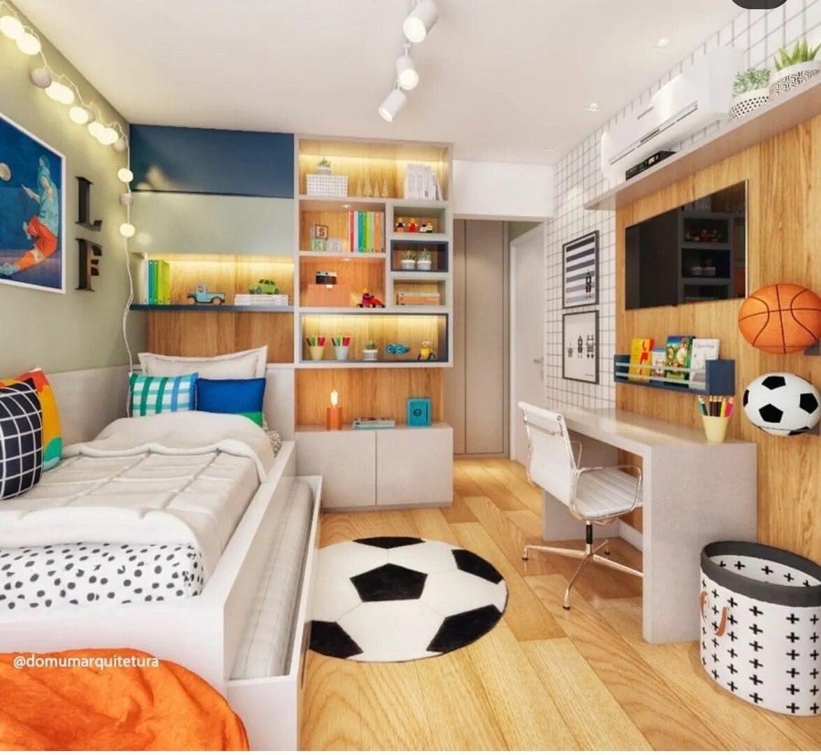 Space-Efficient Kids Bedroom Interiors for Apartments image 1