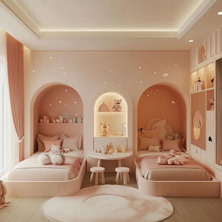 Premium Kids Bedroom Interiors with Elegant Styling image 1