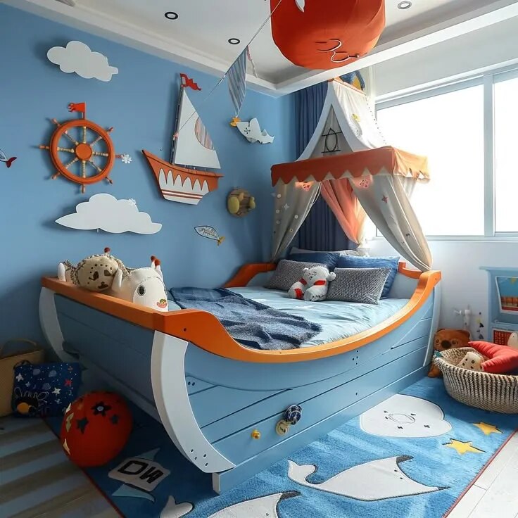 Personalized Kids Bedroom Interiors with Unique Themes image 1
