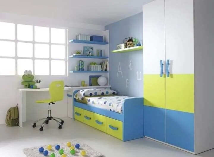 Smart and Stylish Kids Bedroom Designs with Built-in Storage image 1