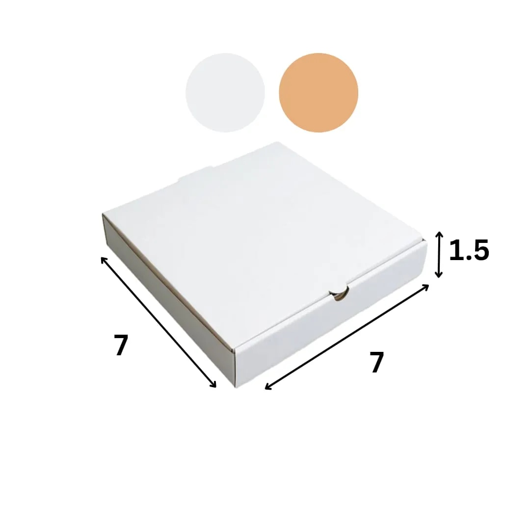 PIZZA BOX 7X7X1.5 image 1