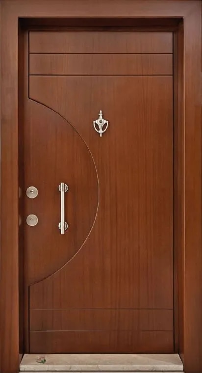Modern HDHMR Doors with Premium Wood Texture image 1