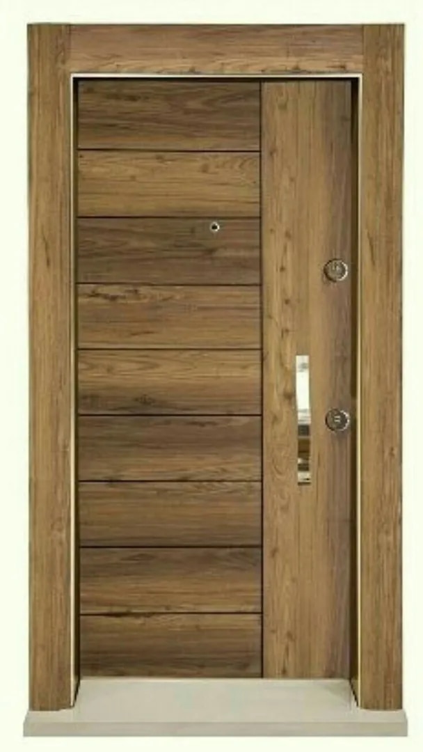 Modern HDHMR Wooden Finish Design Doors image 1