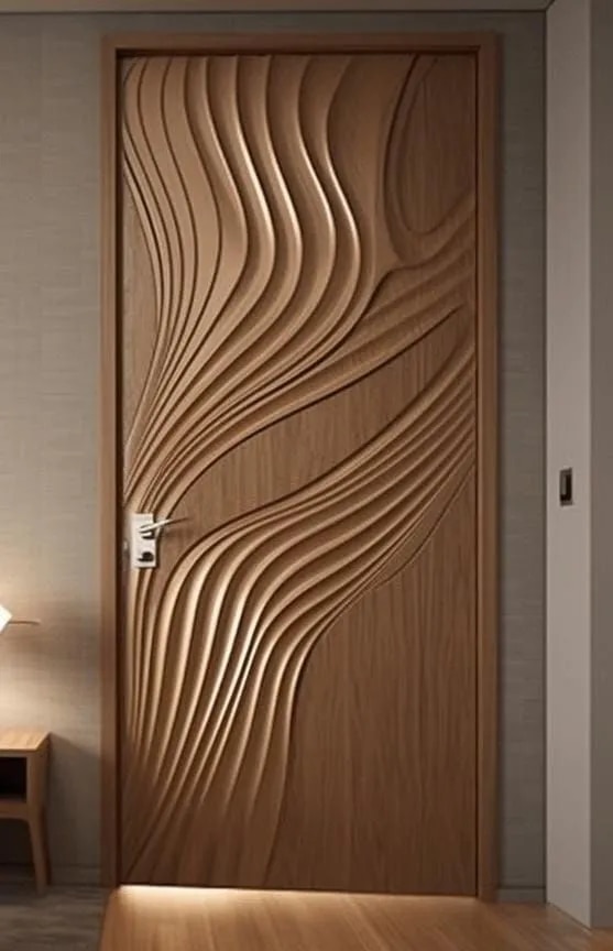 Designer Finish HDHMR Doors for Homes and Offices image 1