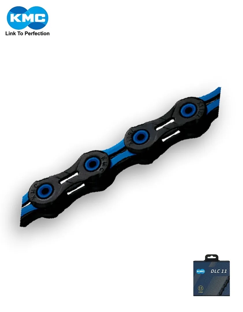 KMC DLC 11 SPEED CHAIN (BLACK/BLUE) image 1