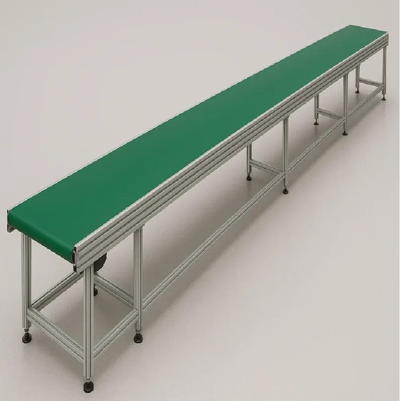 600kg Polyester Flat Belt Conveyor image 1