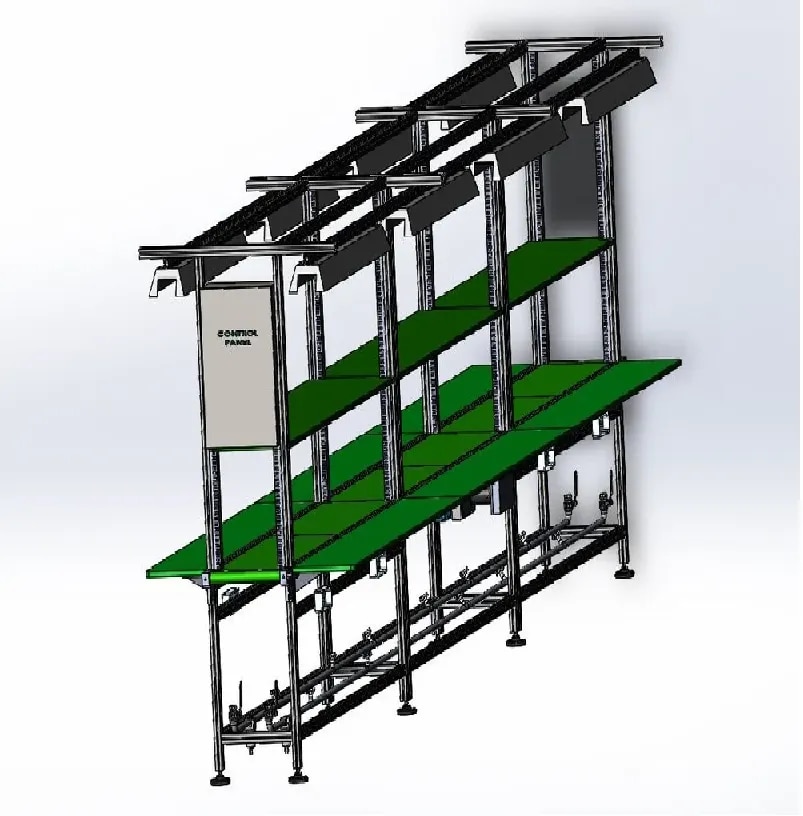 130kg Assembly Line Conveyor System image 1