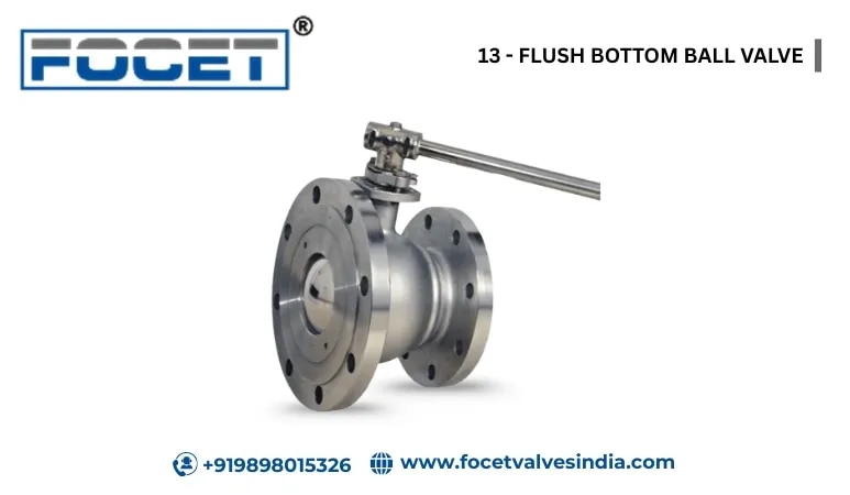 13 - FLUSH BOTTOM BALL VALVE image 1