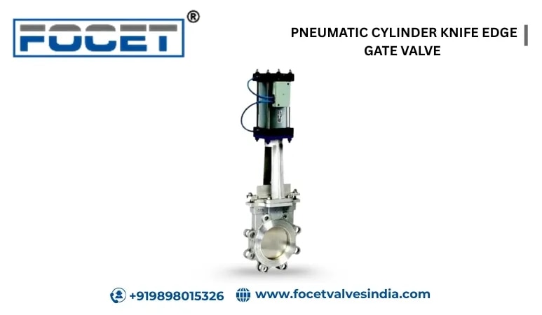 PNEUMATIC CYLINDER KNIFE EDGE GATE VALVE image 1