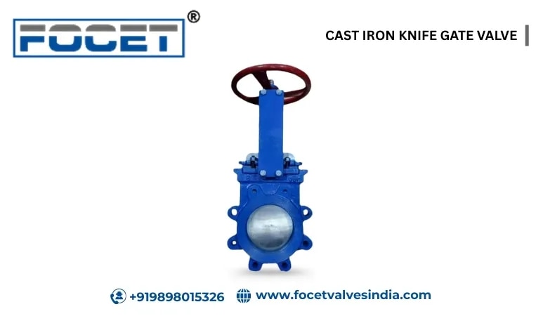 CAST IRON KNIFE GATE VALVE image 1