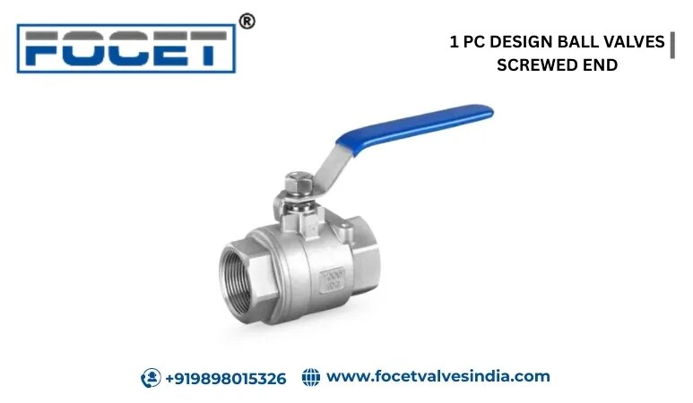 1 PC DESIGN BALL VALVES SCREWED END image 1