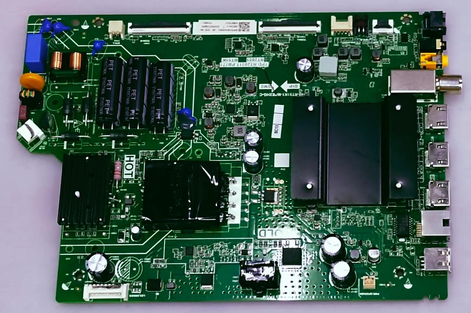 IFFLACON 4K LED TV Android Mother Board Model Number 43U61 Board Number TPD.RT2851T. PB771 RT2851 RT51K image 1