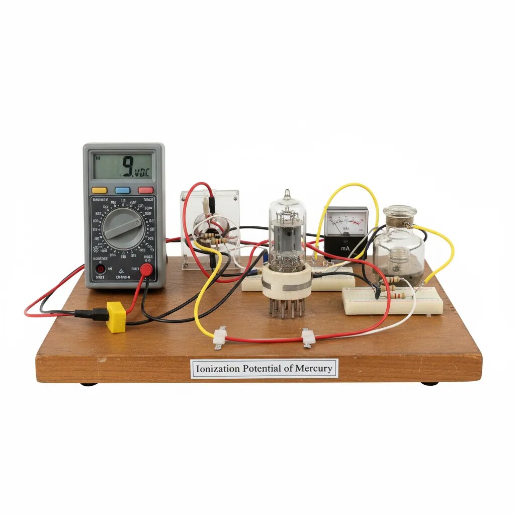 Ionization Potential of Mercury using Thyratron valve 2D21/2051. image 1