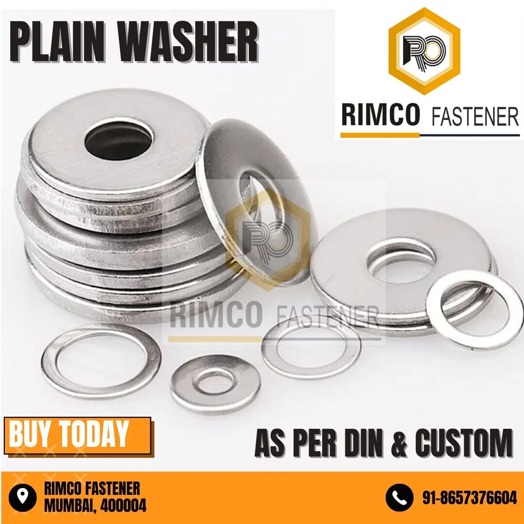 SAINLESS STEEL PLAIN WASHER FOR SOLAR PANEL image 1