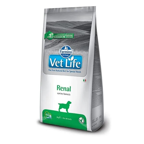 Pro Canine Farmina Vet Life Renal Canine Formula Dry Dog Food 2kg image 1