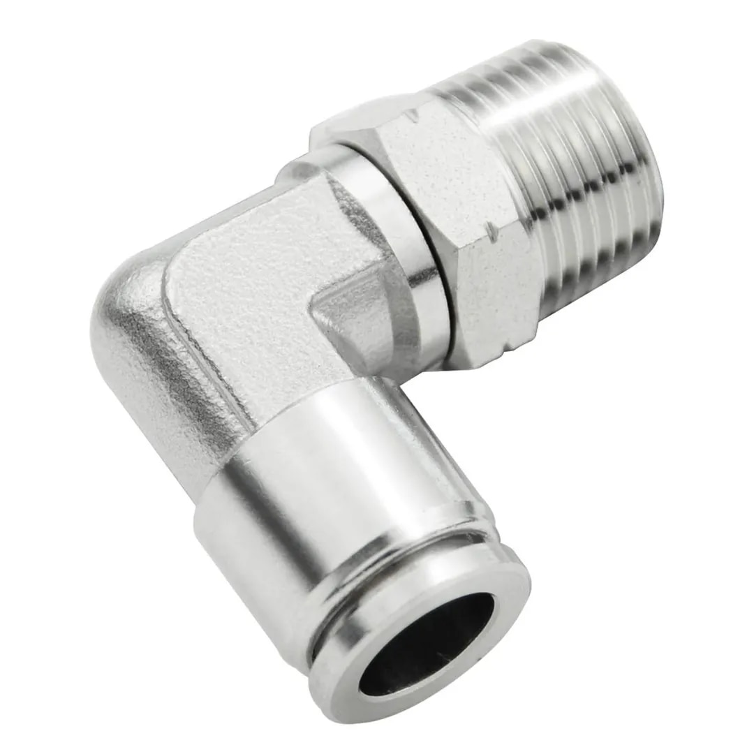 Metal Push In Male Elbow image 1