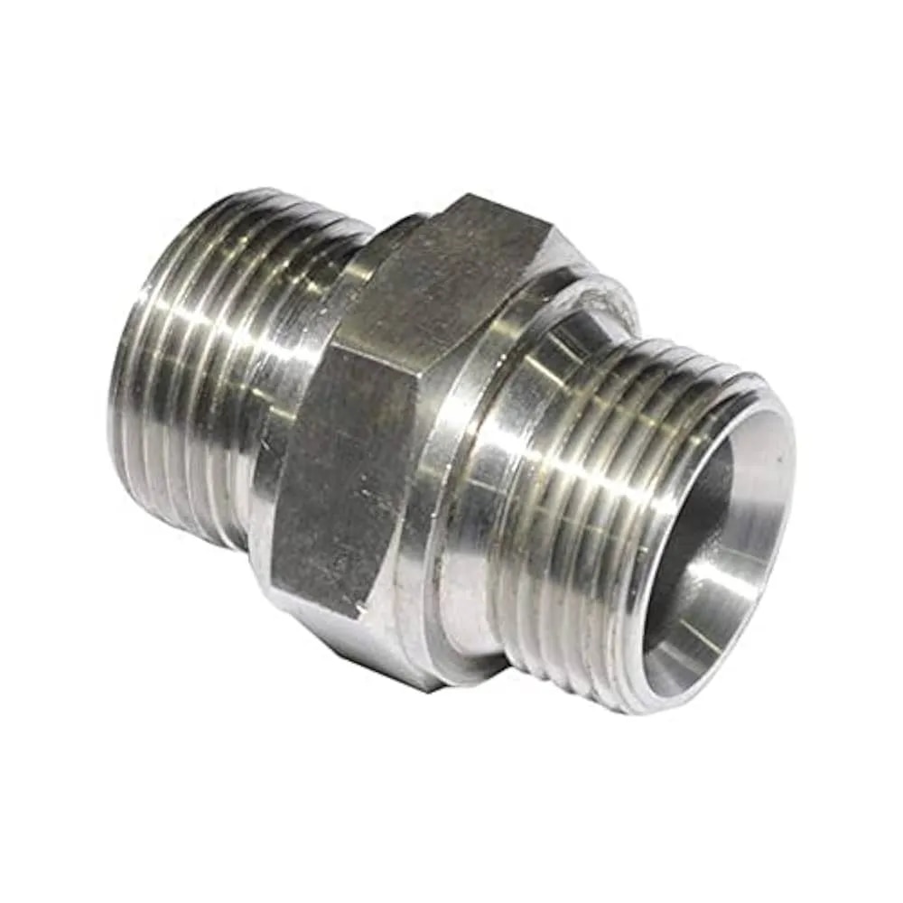 MS MALE HYDRAULIC HEX NIPPLE 3/8" image 1