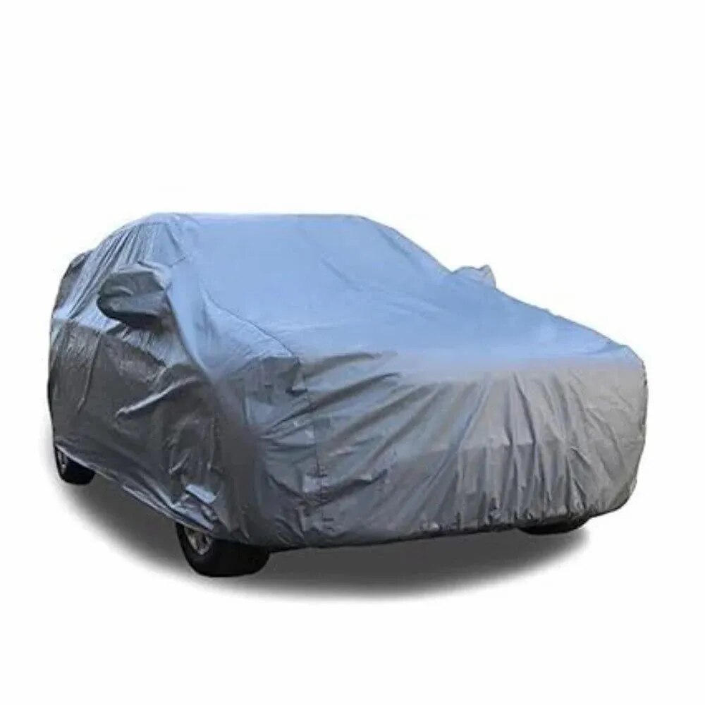 Black Polyester Scratch Proof Bulk Car Body Cover image 1