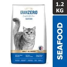 Signature Grainzero Adult All Breed Seafood Cat Dry Food image 1