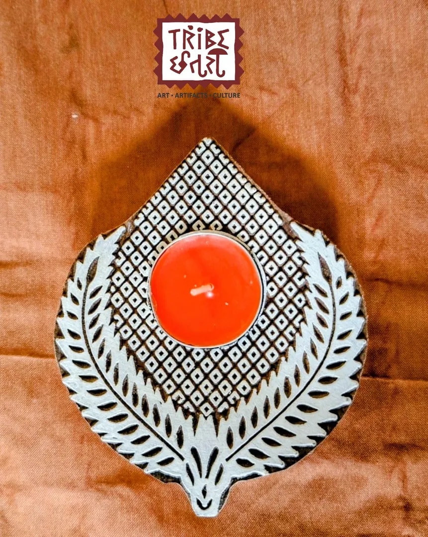 Wooden T Light Holder image 1