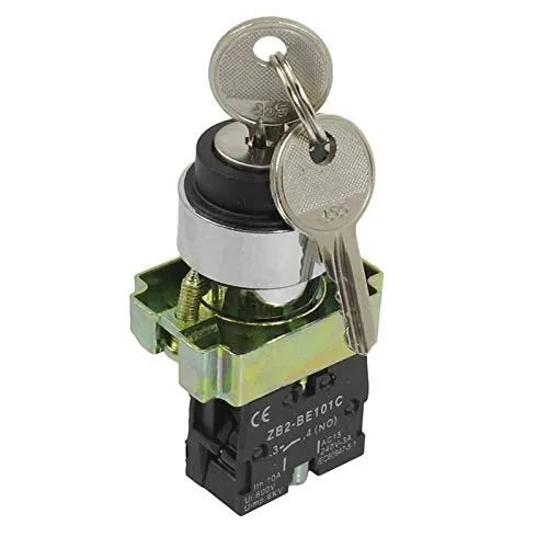 3-position Keyed Button Switch image 1