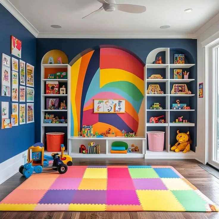 Colorful and Safe Playschool Interiors image 1