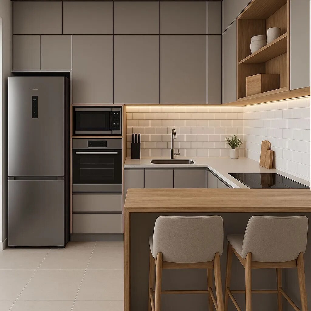 Compact Kitchen Design Ideas for Small Apartments image 1