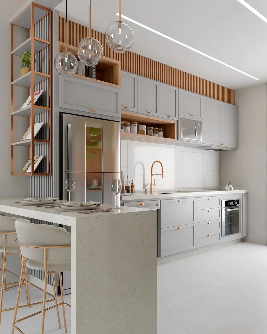 Elegant Kitchen Interiors That Blend Function and Beauty image 1