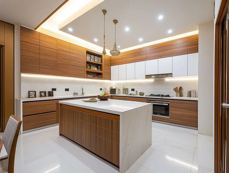 Functional Kitchen Interior Designs with Premium Finishes image 1