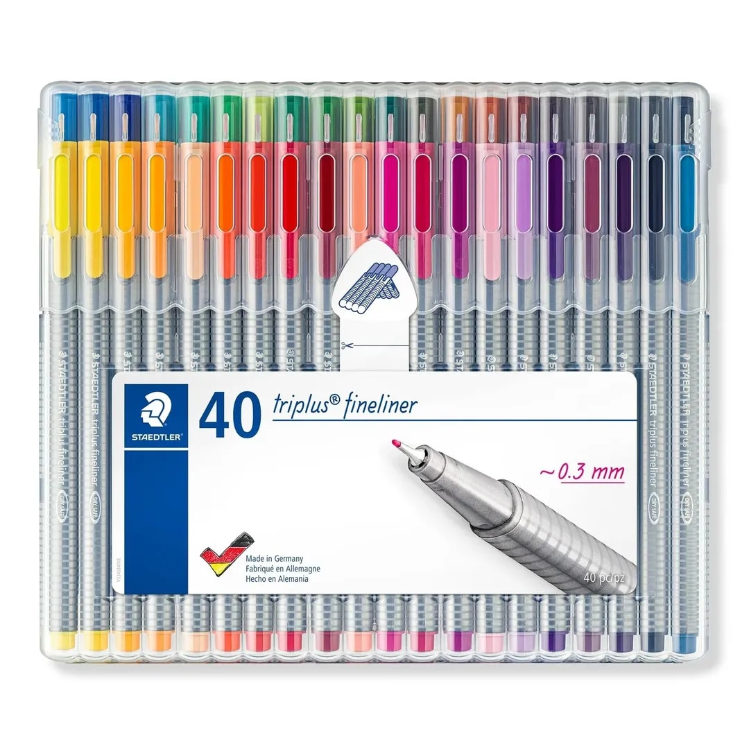 STAEDTLER, Fineliner - TRIPLUS | Pack of 40 image 1