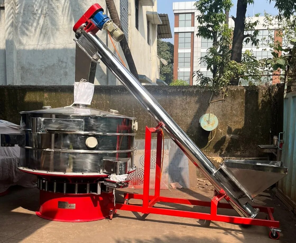 Industrial Vibro Shifter With Inclined Conveyor image 1